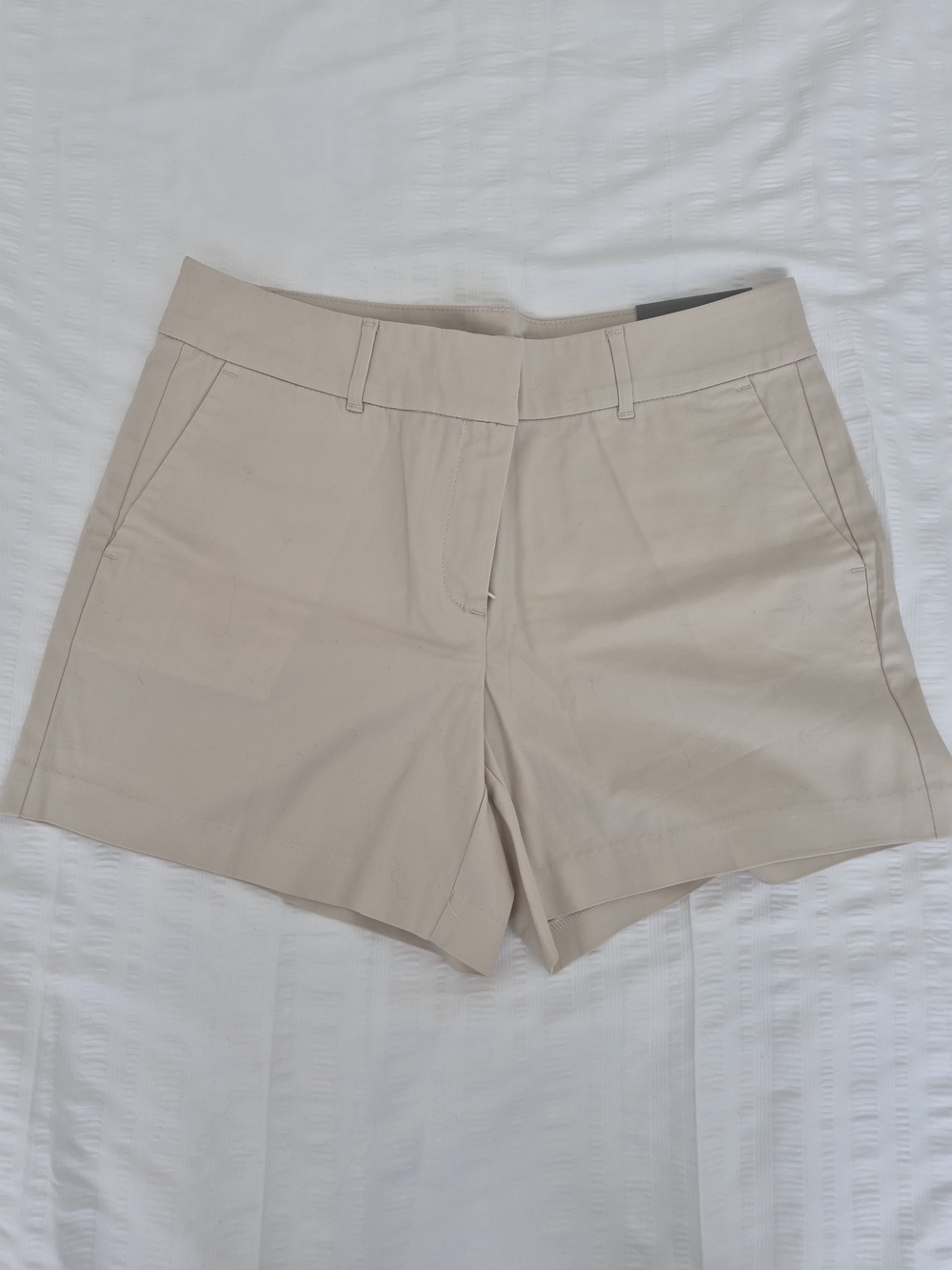 Ann Taylor Khaki Beige Tailored Shorts